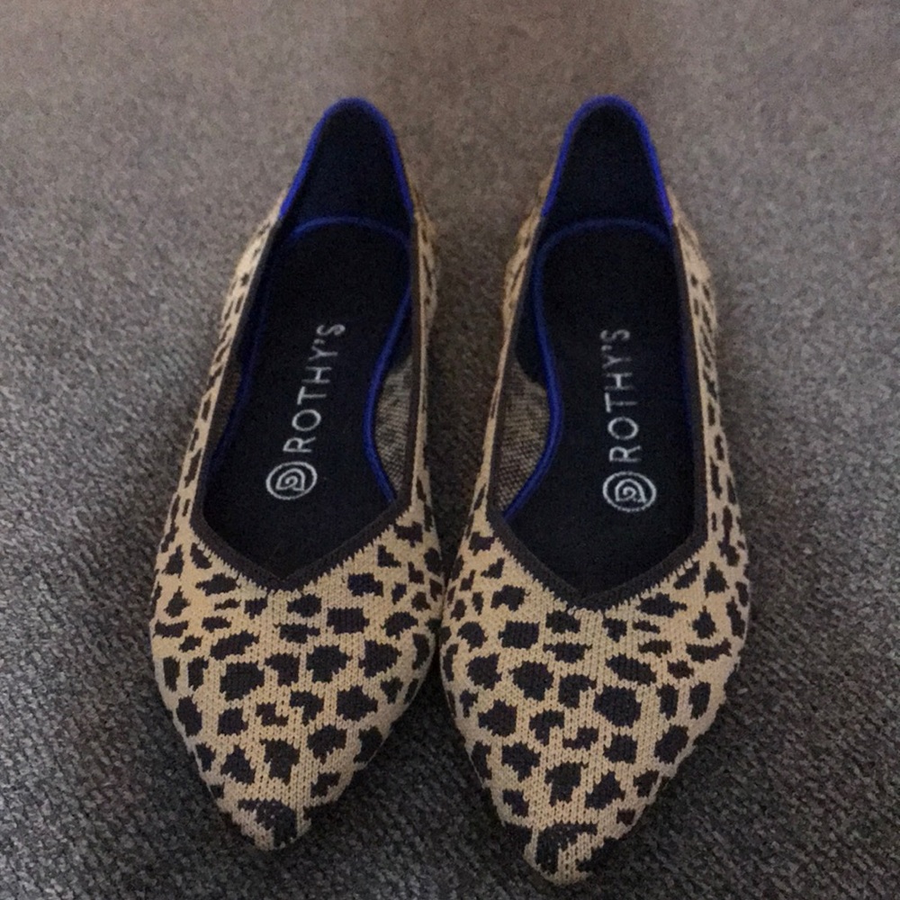 Rothy’s Leopard Flats
